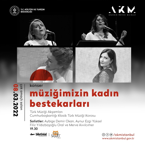 TÜRK MÜZİĞİ AKŞAMLARI – MÜZİĞİMİZİN KADIN BESTEKÂRLARI