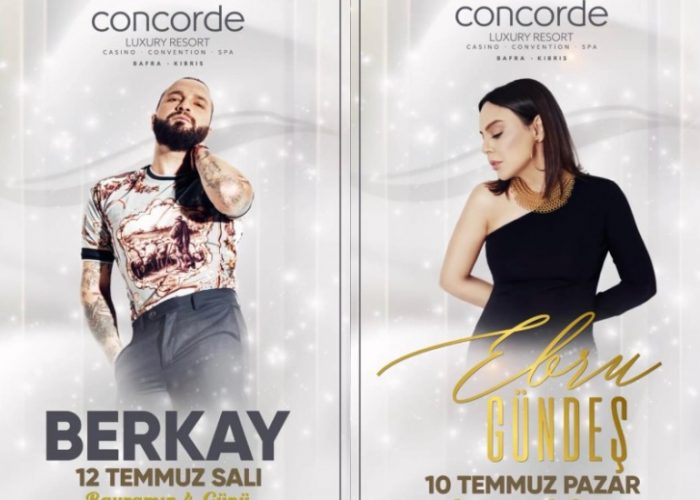 Ebru Gündeş ve Berkay bayramda KKTC’de 