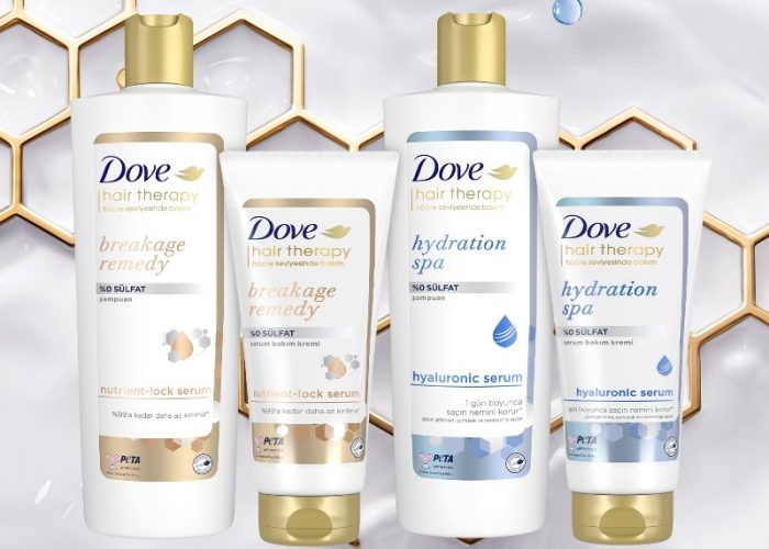 Paraben ve sülfat içermeyen Dove’un yepyeni serisi