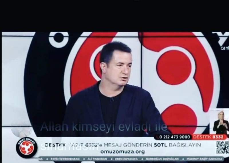 Acun, "Omuz Omuza"da depremzedeler için 845,7 milyon TL bağış topladı