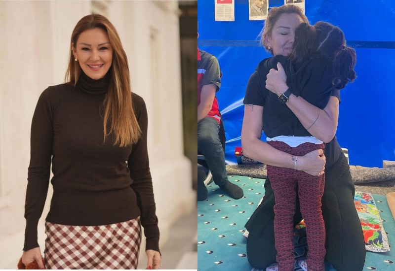 Depremzedelerle buluştu