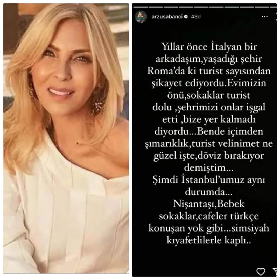 Arzu Sabancı’dan Araplara büyük tepki