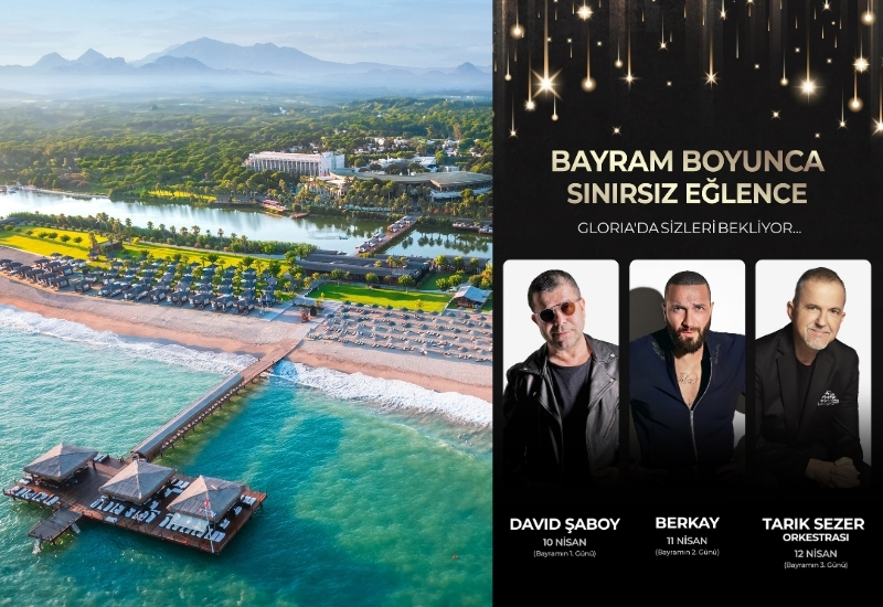 Eğlenceli bayram Gloria Hotels & Resorts’ta