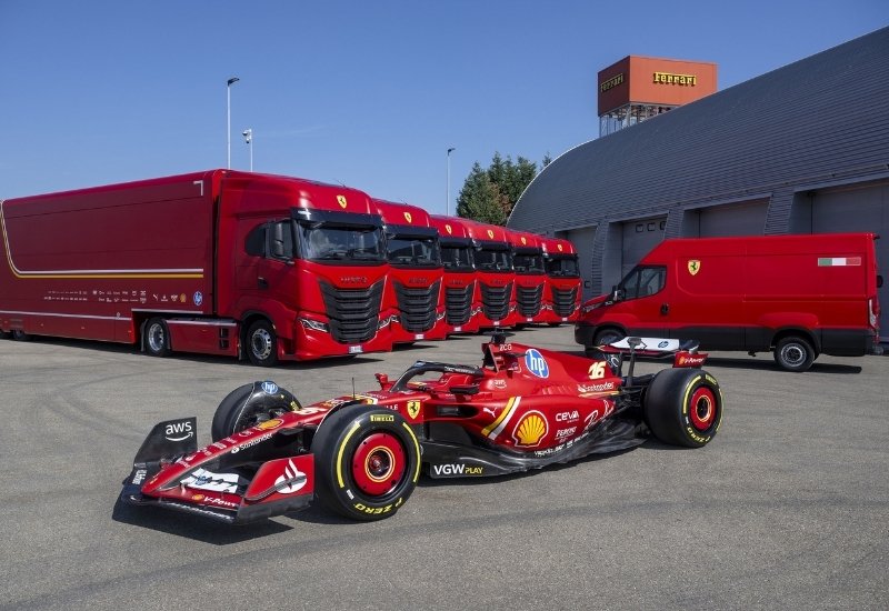 Ferrari yarışlarında lojistiği sağlamak için 16 adet IVECO aracı daha teslim aldı